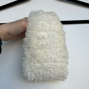 Genuine Rabbit Fur Head Band in White